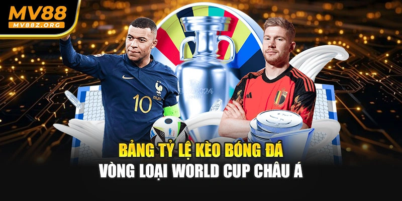 Bảng tỷ lệ kèo bóng đá vòng loại world cup châu á